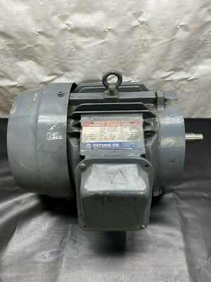 Tatung BBFC-HDA, 7.5HP Electric Motor, 3500 RPM, 3 Phase, Frame: 1326
