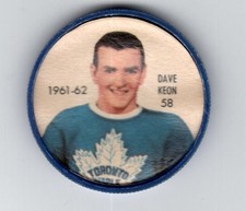 1961-62 Shirriff/Salada Coins #58 Dave Keon