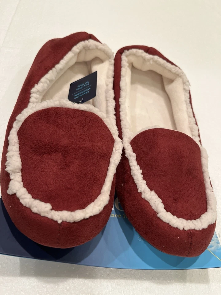 Zapatillas Isotoner chile pipper XL 9.5/10.5 lavables a máquina cómodas y cálidas Foto 3 de 4