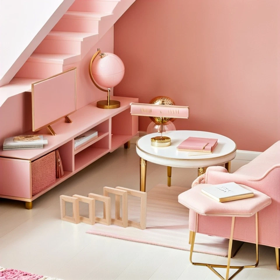 Marco de fotos de madera maciza modelo de 10 piezas marcos de fotos antiguos mini vintage Foto 2 de 4