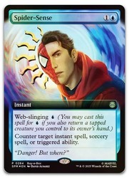 Spider-Sense 284/314 Marvel's Spider-Man Buy-A-Box Promo Extended Art Foil