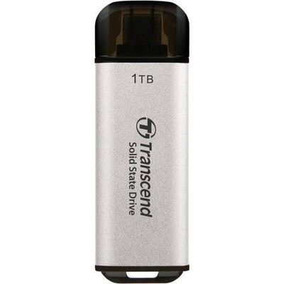 TRANSCEND ESD300S 1TB External SSD USB 10Gbps Type C Silver TS1TESD300S