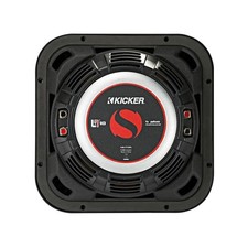 Kicker 46L7T102 Car Audio L7T 10in Subwoofer Thin Profile Square Dual Voice Coil