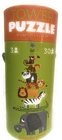 Jungle 30 Piece Vertical Tower Puzzle For Kids Ages 3 And Up In Canister