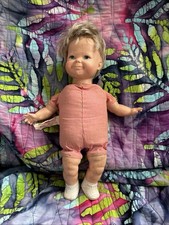 WORKING! Rare, IDEAL Thumbelina Toddler crying, moving, pull-chord doll.