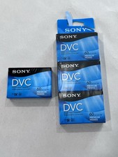Sony Mini DVC Digital Video Cassette Tape 60 Minute Lot Of 4 Camcorder New