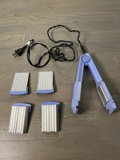 Vintage Conair Hair Crimper Waver Model CS9 w Attachments Working Retro