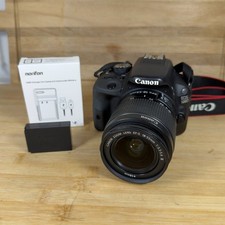 Canon EOS 100D Digital SLR Camera Black W/ EF-S 18-55mm iii Lens