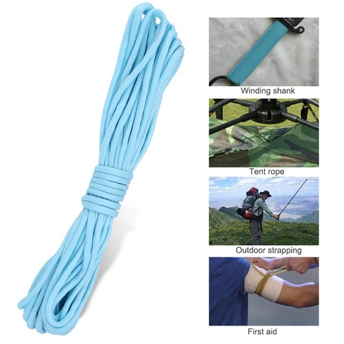 Leuchtendes Paracord-Schnur-Lanyard 9 Kerne Outdoor Survival Glow In The Da 9U7X - Bild 8 von 9