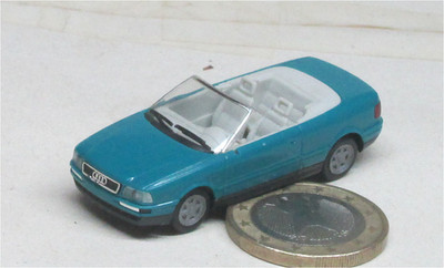 Herpa 021074:  Audi Cabriolet,   d´ ultramarin