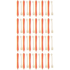 2 Pack Hairdressing Tool Barber Perm Rods Roller with Rubber Bands