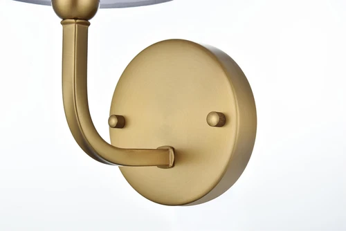 Living District Senna 6" Wall Sconce In Satin Gold - Picture 6 of 7