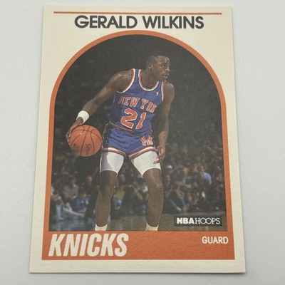 1989-90 NBA Properties Gerald Wilkins   New York Knicks