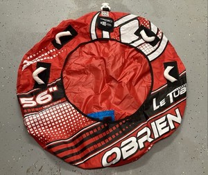 Obrien Le Tube 56” Red White Nylon Boat Towable Tube Covering - No Inner Tube