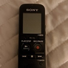 Sony Handheld Digital Voice Recorder Black USB T-MARK REC/PAUSE PLAY/STOP