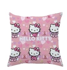 Hello Kitty Adorable Trendy Boho Throw Pillow Cover Home Decor 18  