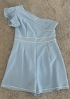 Baby Blue with Rhinestone Accents One Piece — photo 2