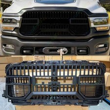 For 2020-2024 Ram 2500 3500 4500 Front Bumper Grille Upper Grill Matt Black For 2020-2024 Ram 2500 3500 4500 Front Bumper Grille Upper Grill Matt Black
