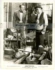 Vintage 8x10 Photo Woman Chases Man 1937 film Charles Winninger  Miriam Hopkins