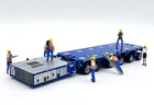 scheuerle intercombi trailer SPE 6 axle + figure set WSI truck models 1:50