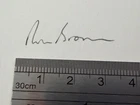 Ronald John Walker Brown pencil signed Battle of Britain 111 Squadron RAF WW2