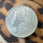 1890 Morgan Silver Dollar $1 Coin, Business Strike, .900 Silver