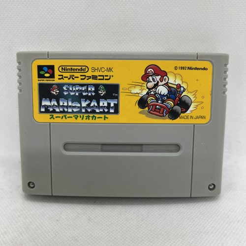 Super Famicom Super Mario Kart Japanese In Box w/ Instruction Card US Seller - Picture 8 of 12