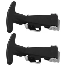  Hood Latch Rubber Flexible Latches T-handle Draw Push Heavy Duty