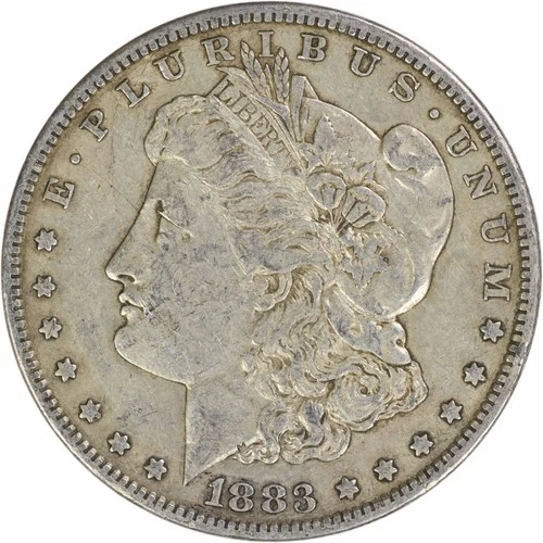 1883-S Morgan Silver Dollar EF Uncertified #105