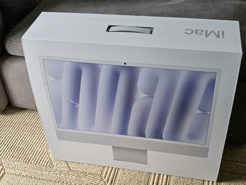 Apple iMAC M4 24 Inch Empty Box Only M1 Blue OEM Model A3137 - 第 1/5 張圖片
