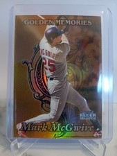 Mark McGwire St Louis Cardinals 1998 Fleer Tradition Golden Memories Card #318