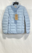 Avalanche Women's Light Blue Quilted Puffer Jacket Full Zip NWT Sz M