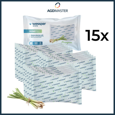 Raumentfeuchter Nachfüllpack 15x 250g Lemongrasduft 3 Monate Wessper Humifill