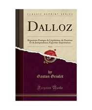 Dalloz, Vol. 6: Répertoire