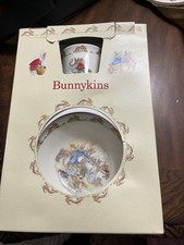 Vintage Royal Doulton Bunnykins 3pc Set Children's Set Original Box