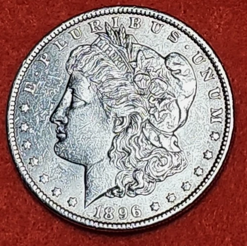 1896 Morgan Silver Dollar AU #20