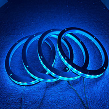 NA 4Pcs 6.5 Rgb Multiple Changing Car Led Speaker Ring Light Kit Colors Shift