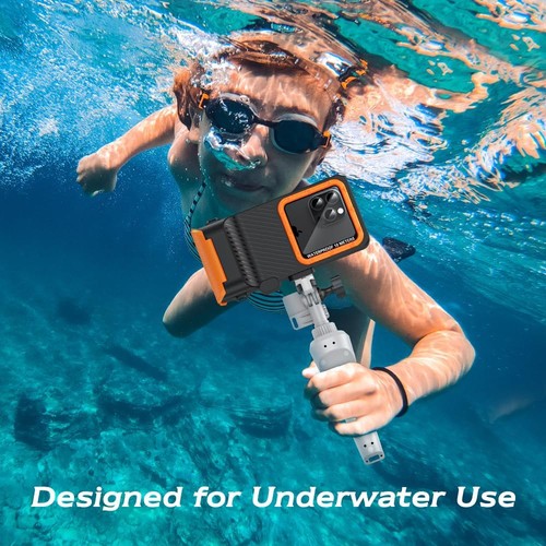 Waterproof Selfie Stick for iPhone/Android, Bluetooth with Black - 第 2/8 張圖片
