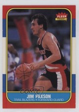 1986-87 Fleer Jim Paxson #85 0hq5