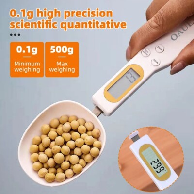 Electronic Kitchen Scale 500g 0.1g LCD DigitalMeasuring Food Flour Digital...