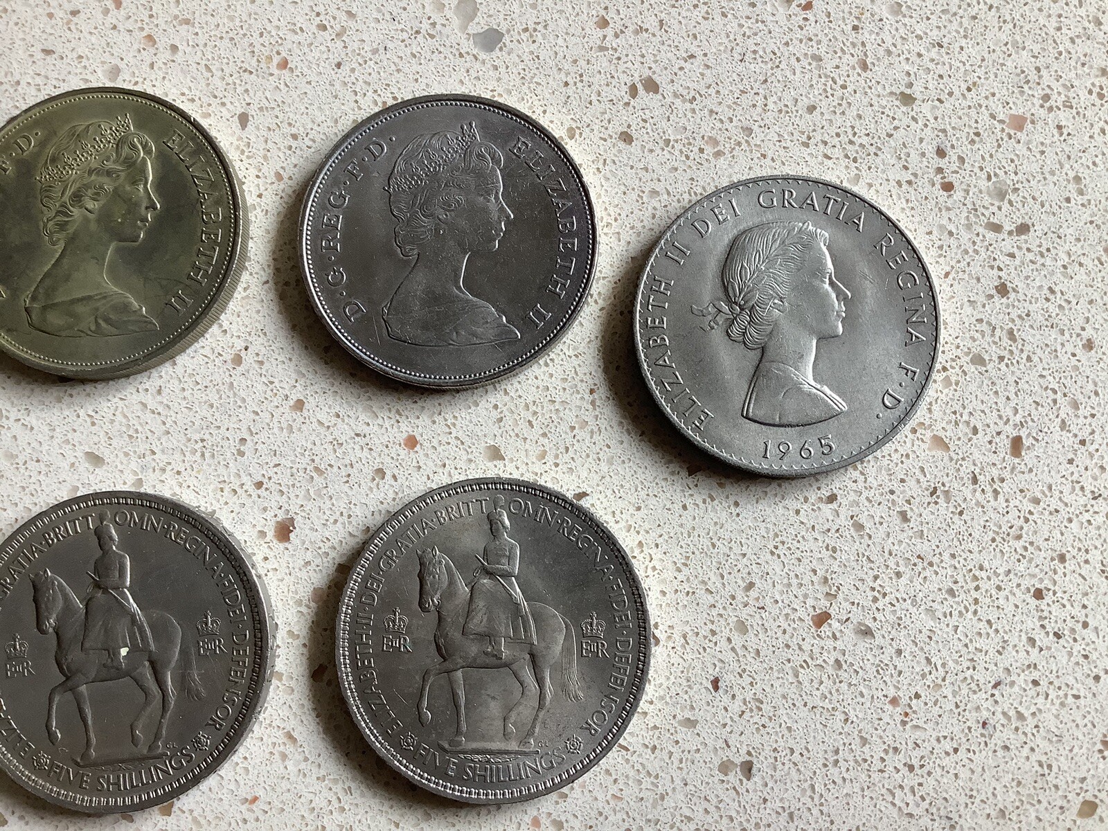 OLD BRITISH UK COMMERATIVE COINS VARIOUS JOB LOT ROYAL FAMILY WINSTON ...