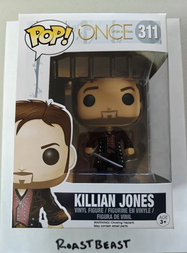 Funko Pop! Once Upon A Time - #311 Killian Jones - Vaulted - New w/protector