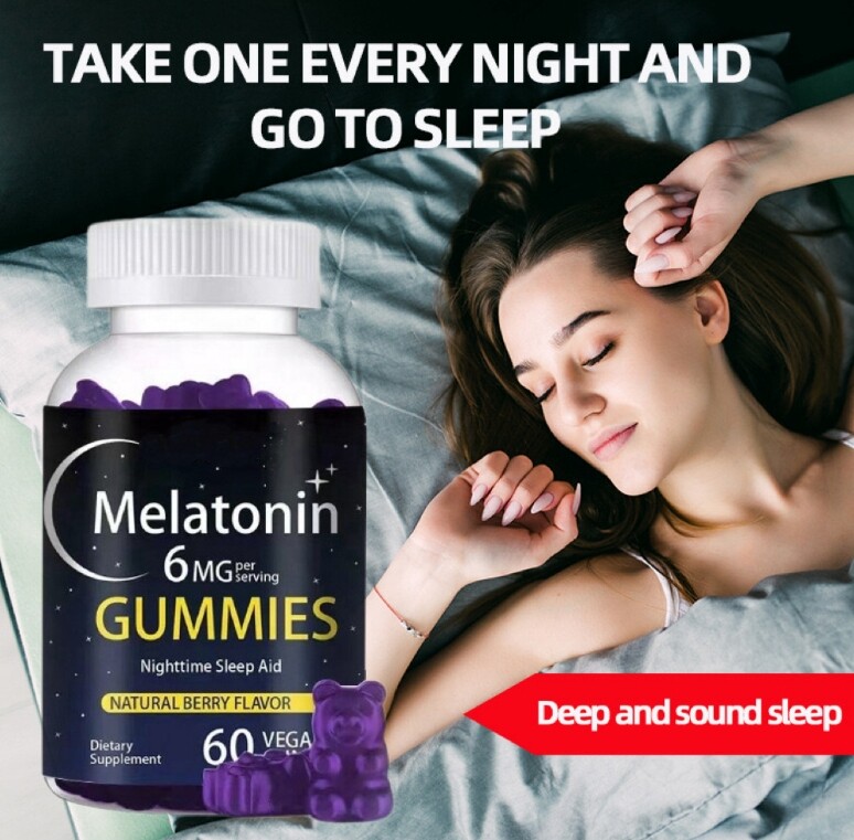 VHP Natural Melatonin Gummies Great for Insomnia & Sleep Relieve Stress Anxiety