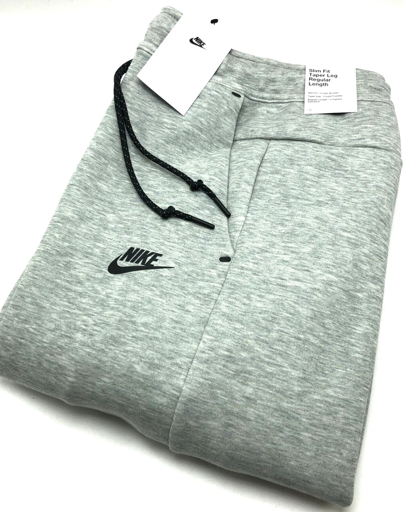 Men’s Nike Tech Fleece Joggers in Dark Grey Heather/Black - Size Medium HV0959-063