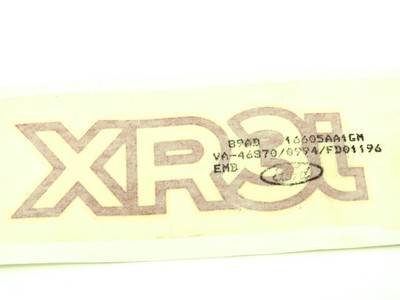 Genuine New Ford Xr3i Red Decal Boot Emblem Sticker For Escort Mk3 1980 1986 Ebay