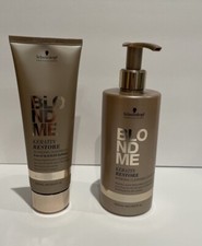 Schwarzkopf Blondme Keratin Restore Bonding Cleansing conditioner 16.9 Shampoo