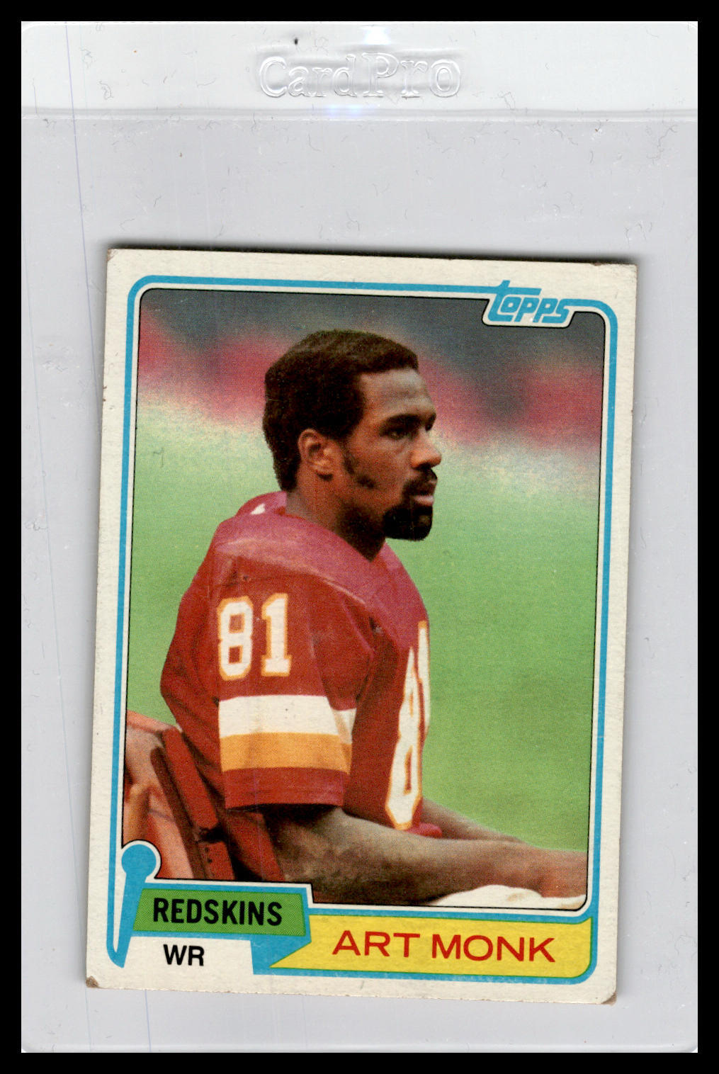 1981 Topps Art Monk Rookie Card RC #194 Redskins