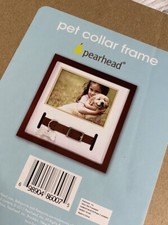 Pet Loss Memorial Dog Collar Frame Gift Rainbow Bridge Pearhead NIB Remembrance