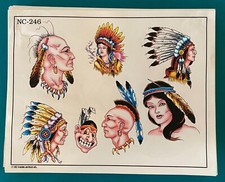 Spaulding and Rogers Tattoo Flash Sheet NC-246