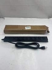 Relocatable Power Tap 8-Outlet Black Max Load 15A 125VAC 1875W 60Hz